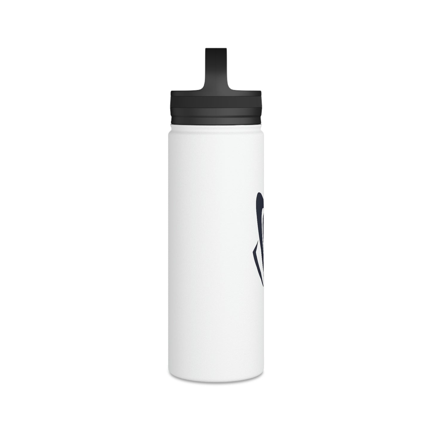 Nautical Stainless Steel Water Bottle with Handle Lid