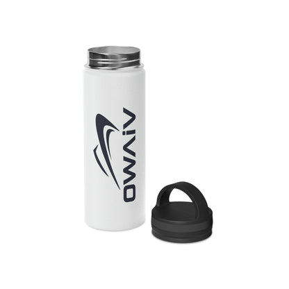 Nautical Stainless Steel Water Bottle with Handle Lid