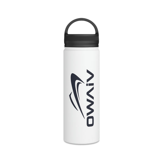 Nautical Stainless Steel Water Bottle with Handle Lid