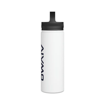 Nautical Stainless Steel Water Bottle with Handle Lid